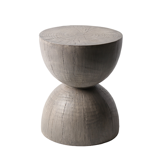 MGO Hourglass Stool - Grey